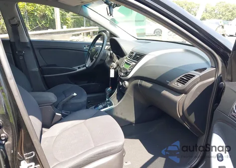 2012 Hyundai Accent Se z USA, uszkodzony, nr VIN KMHCU5AE5CU017538